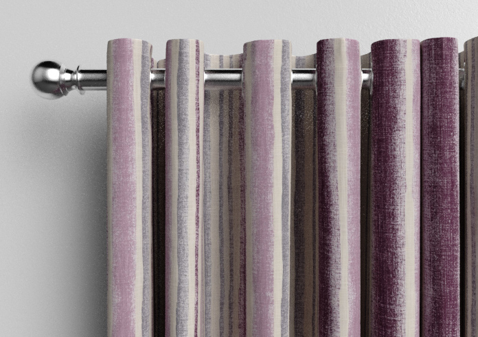 Guarda Stripe, Grape - Made to Measure Curtains - Image 12